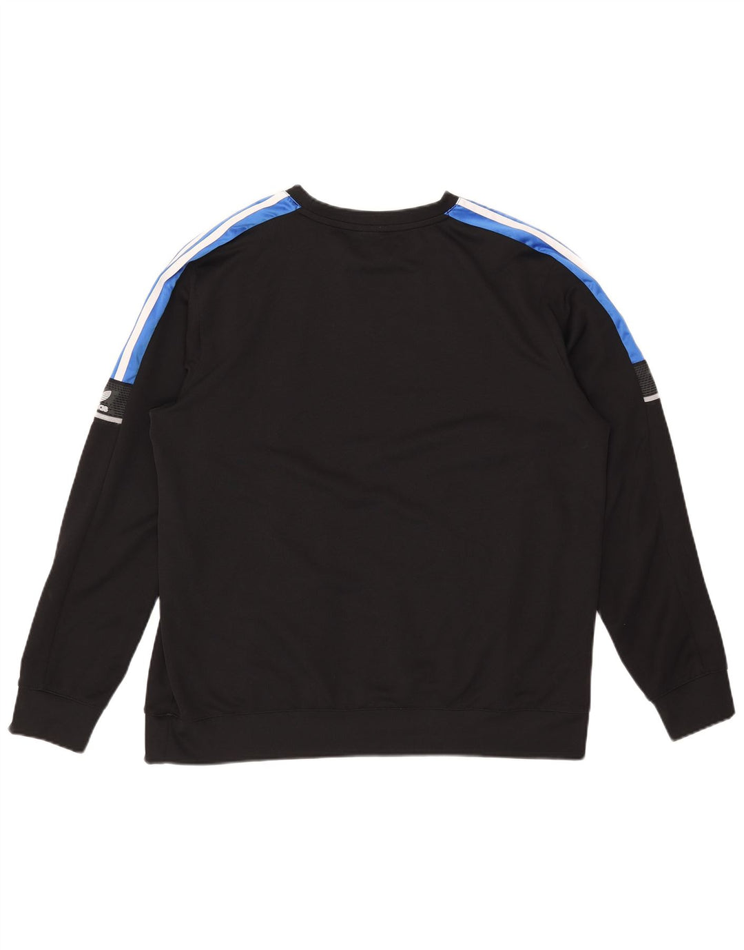 Felpa grafica da uomo Adidas Jumper XL Nero Colourblock Poliestere