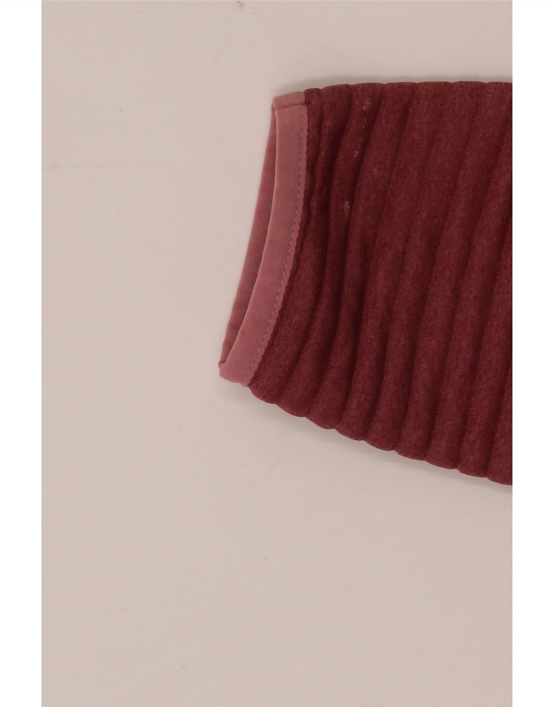 L.L.BEAN Felpa da donna con collo abbottonato, maglione, UK 14, bordeaux medio