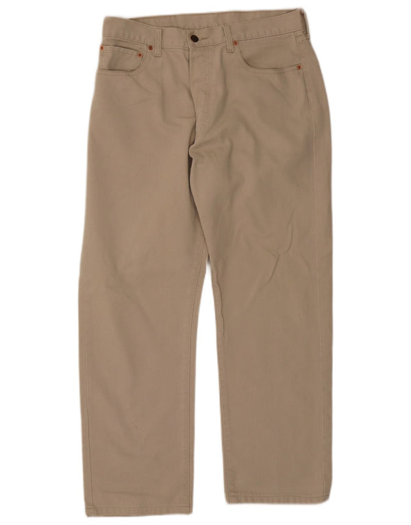 Levi's Uomo 517 Pantaloni casual dritti W34 L28 Cotone Beige