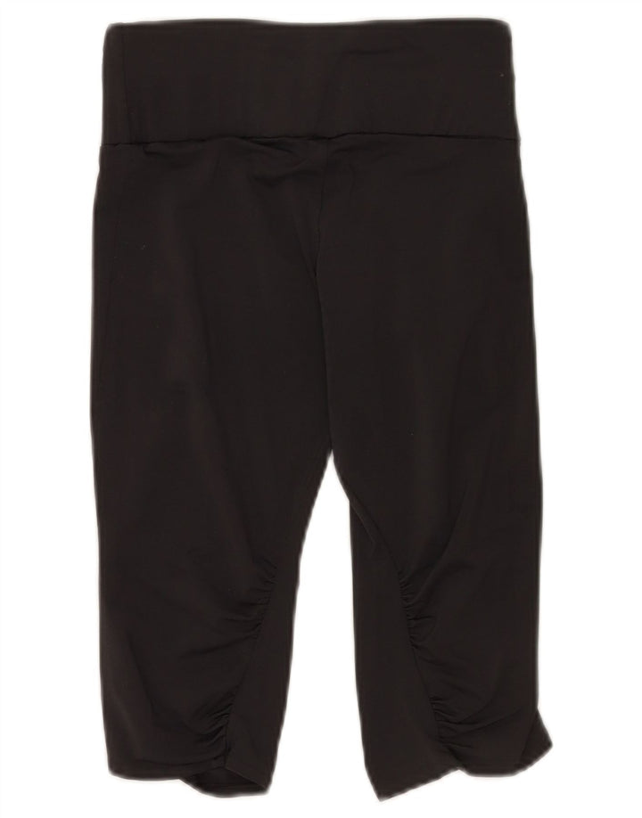 Adidas Capri Leggings da donna UK 12 medio nero poliestere sportivo