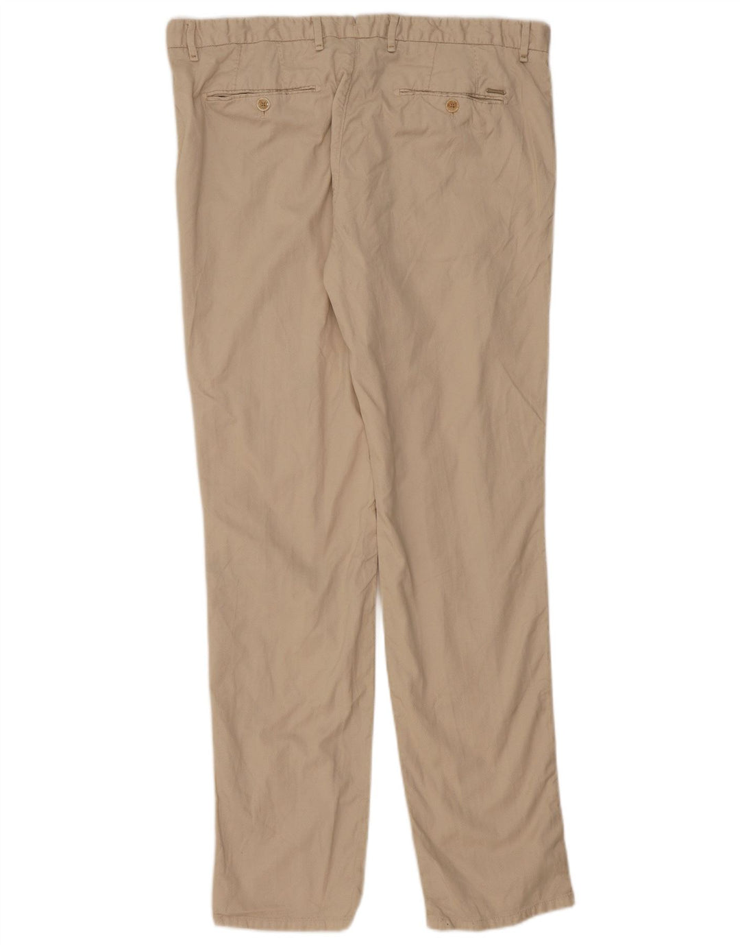 MASSIMO DUTTI Pantaloni chino slim fit da uomo EU 46 XL W36 L33 Cotone beige