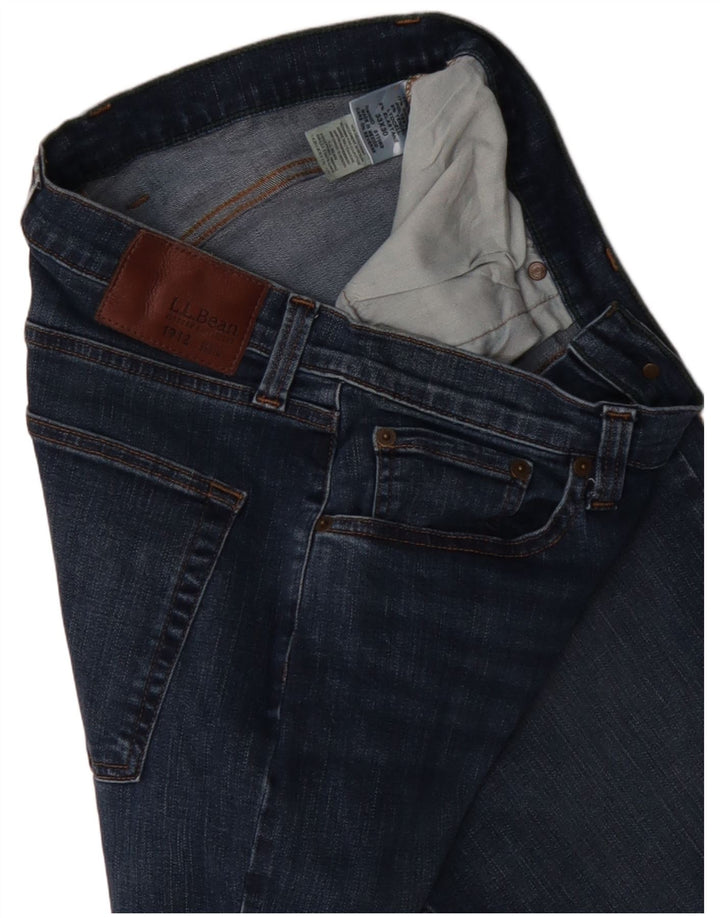 Jeans dritti da uomo L.L.BEAN W33 L30 cotone blu