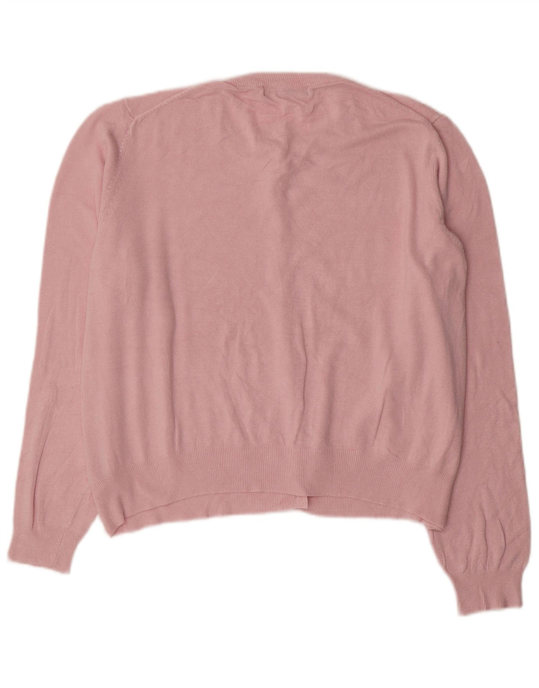 Maglione cardigan da donna Marks & Spencer UK 20 2XL Viscosa rosa