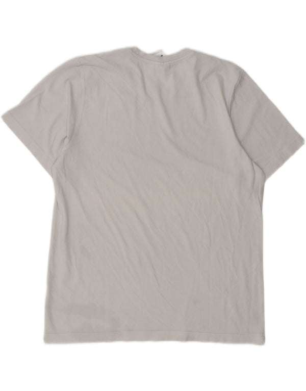 Adidas Mens T-Shirt Top Large Blue Cotton