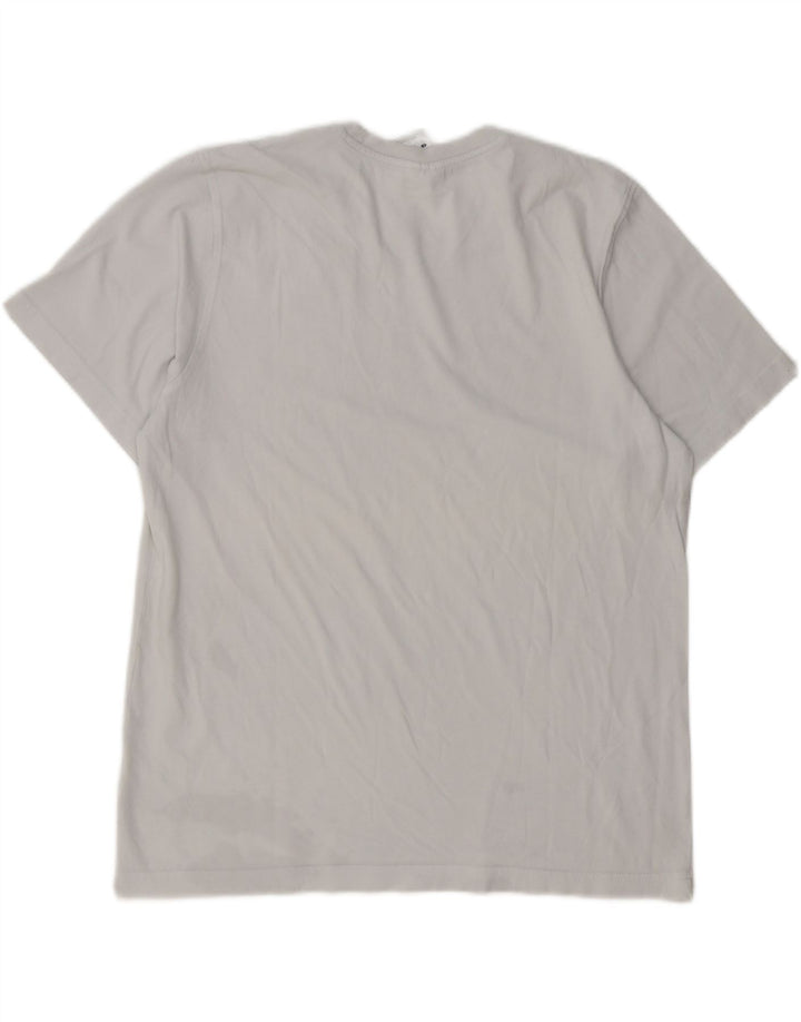 Maglietta Adidas da uomo Top Large in cotone blu