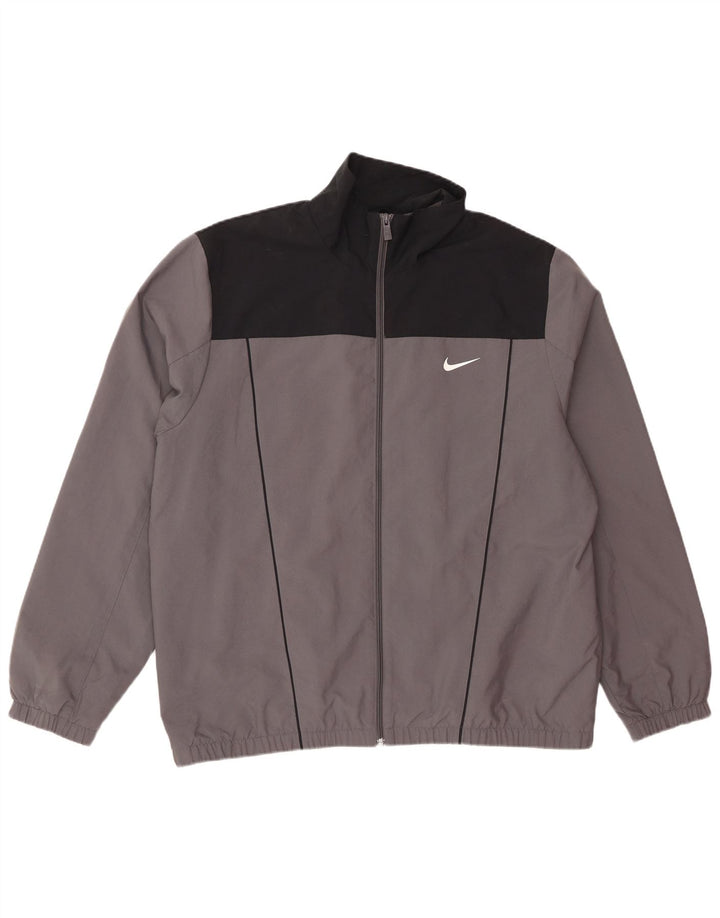 Giacca da tuta da uomo Nike 2XL Poliestere color block grigio