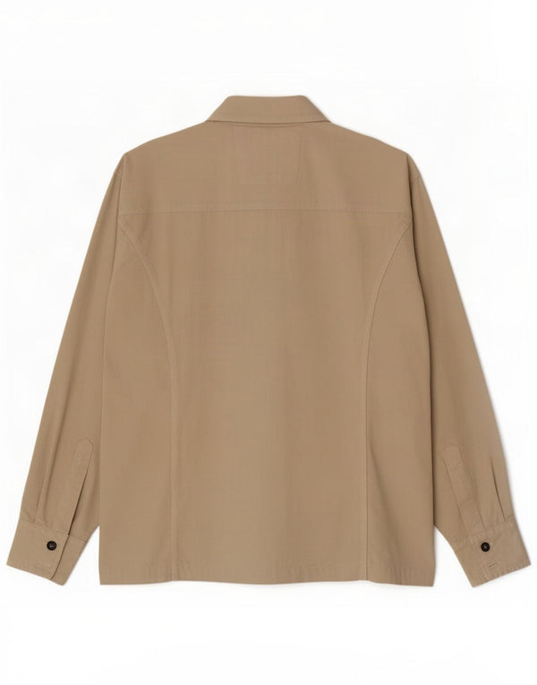 Carrera Camicia da uomo taglia 41/42 Large Beige Cotton