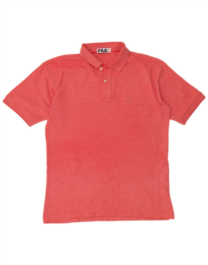 Polo Uomo Fila IT 48 Rosso Medio Cotone