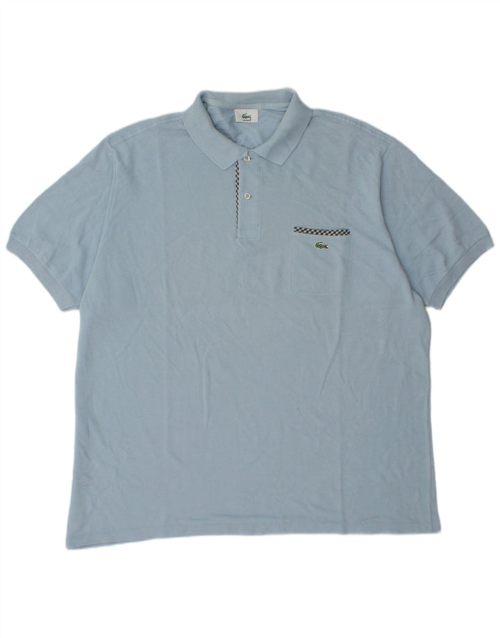 Polo da uomo Lacoste taglia 7 2XL cotone blu