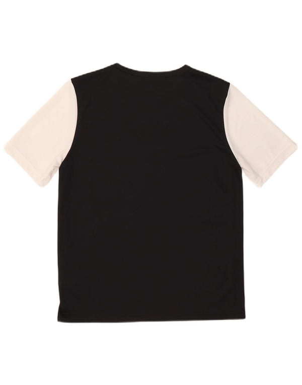 Maglietta Adidas Aeroready da ragazzo, 13-14 anni, in poliestere color block nero