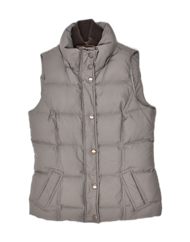 ESPRIT Womens Padded Gilet UK 10 Small Grey Polyester | Vintage Esprit | Thrift | Second-Hand Esprit | Used Clothing | Messina Hembry 