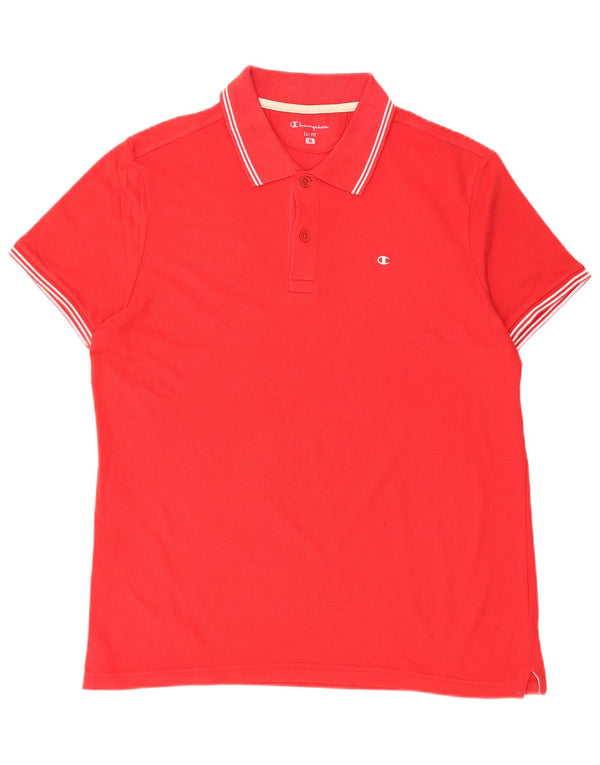 Polo da uomo Easy Fit CHAMPION rossa media