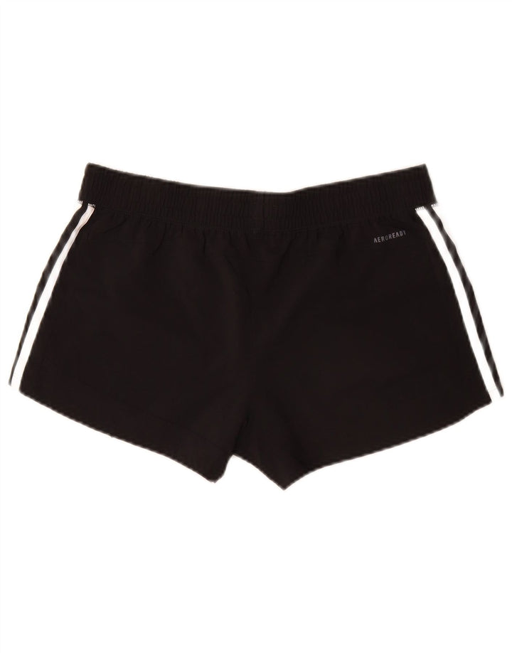 Pantaloncini sportivi Adidas Aeroready da donna UK 12/14 Poliestere nero medio