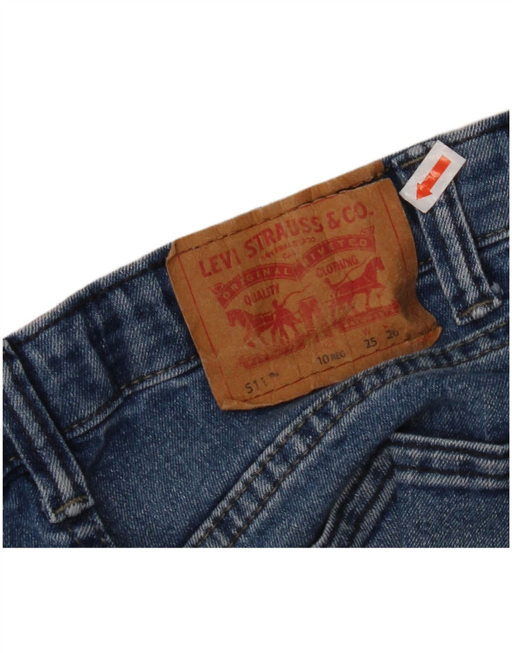 LEVI'S Jeans 511 Slim da bambino 9-10 anni W25 L26 Cotone blu