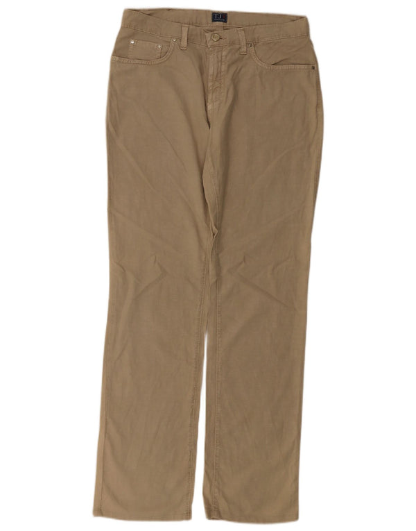 Pantaloni Casual Uomo Trussardi W30 L31 Cotone Beige