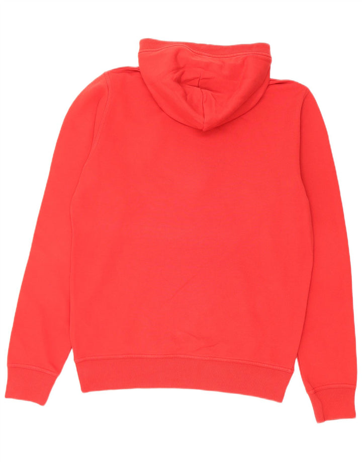 Gant Felpa con cappuccio grafica da uomo in cotone rosso medio