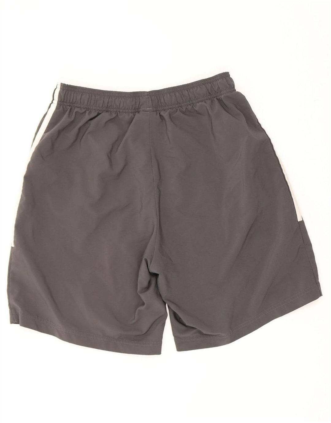Pantaloncini sportivi Adidas da uomo in poliestere grigio medio