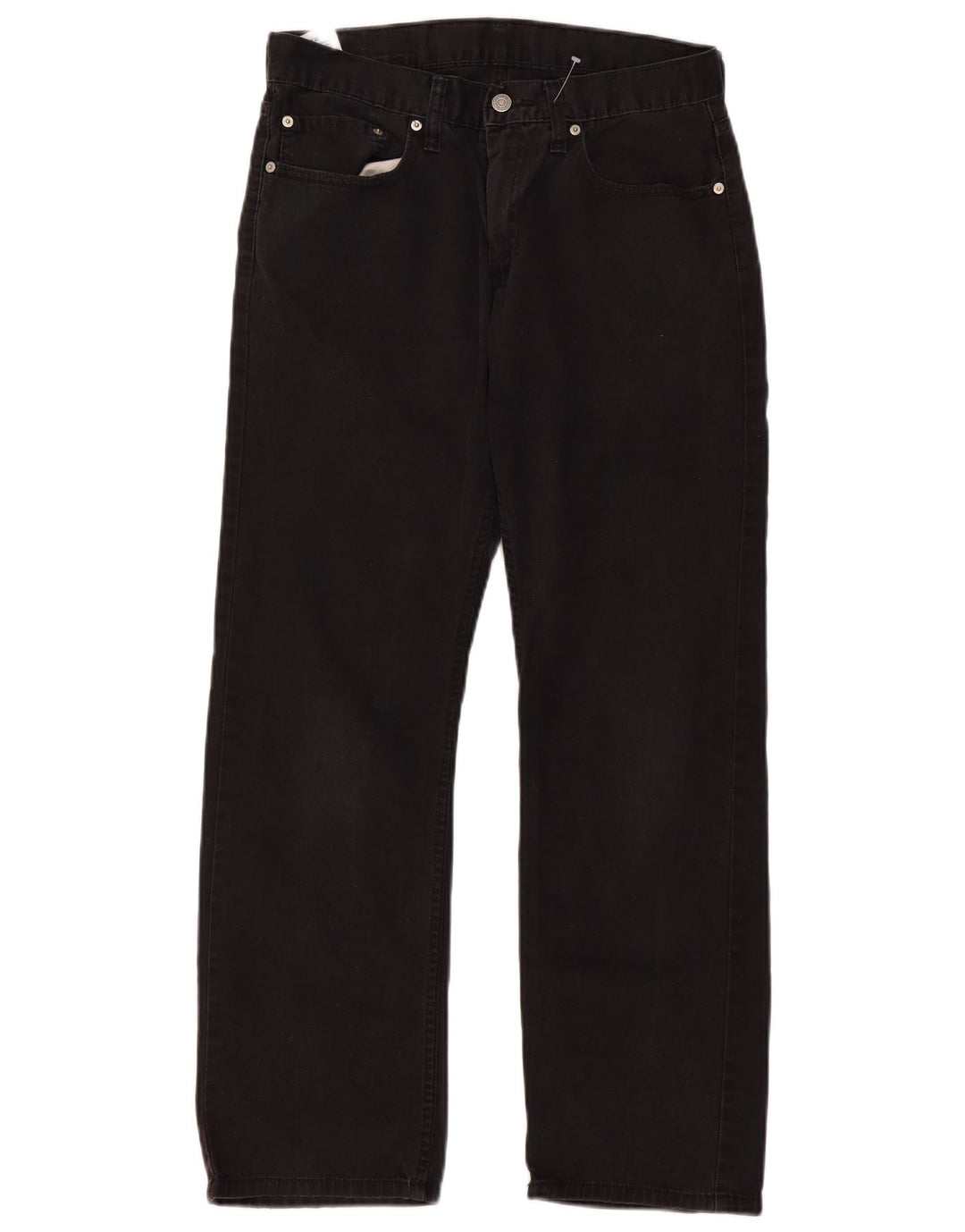 LEVI'S Jeans dritti da uomo 514 W32 L30 cotone nero