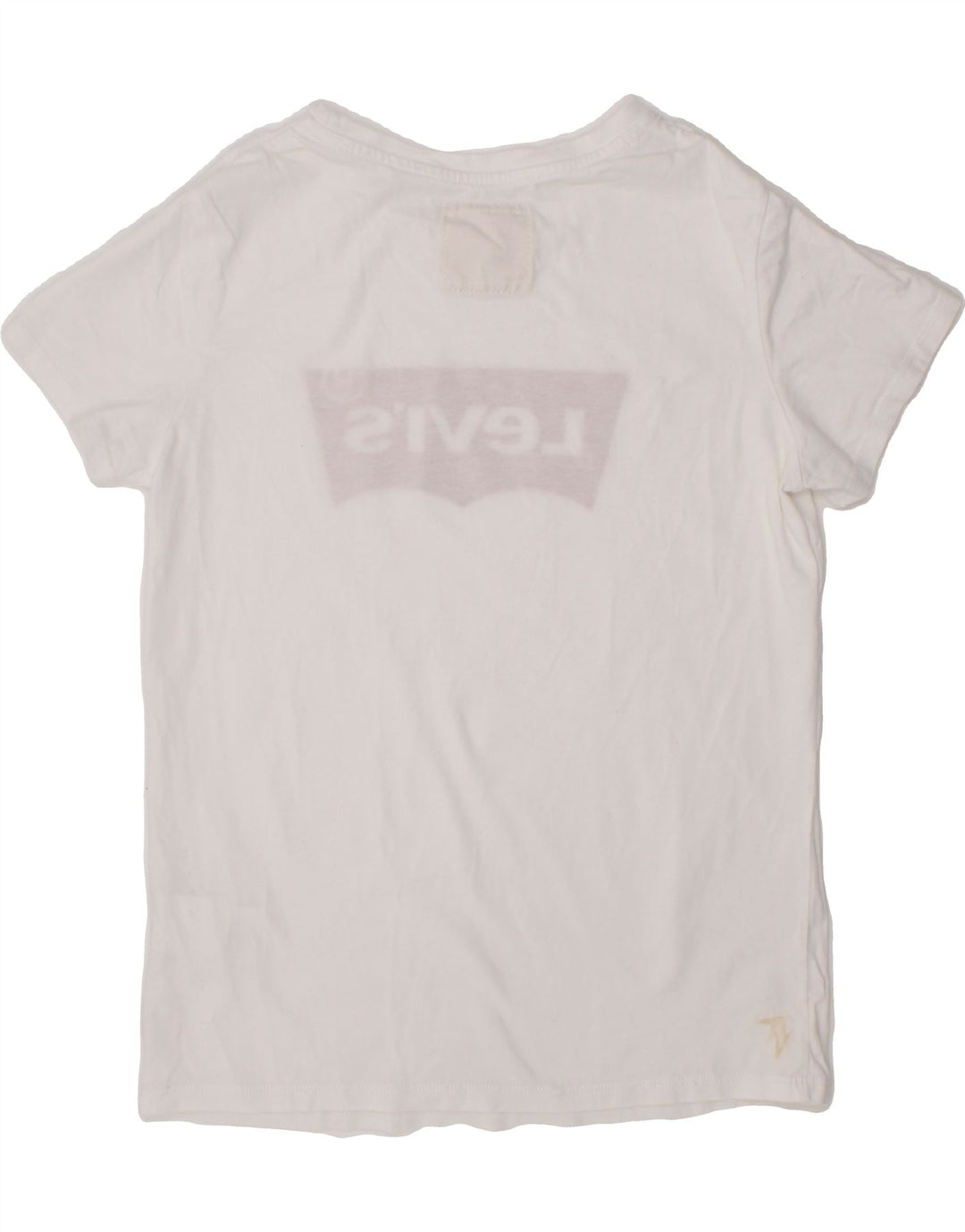 LEVI'S Boys Graphic T-Shirt Top 11-12 Years White Cotton Vintage Levi's and Second-Hand Levi's from Messina Hembry 