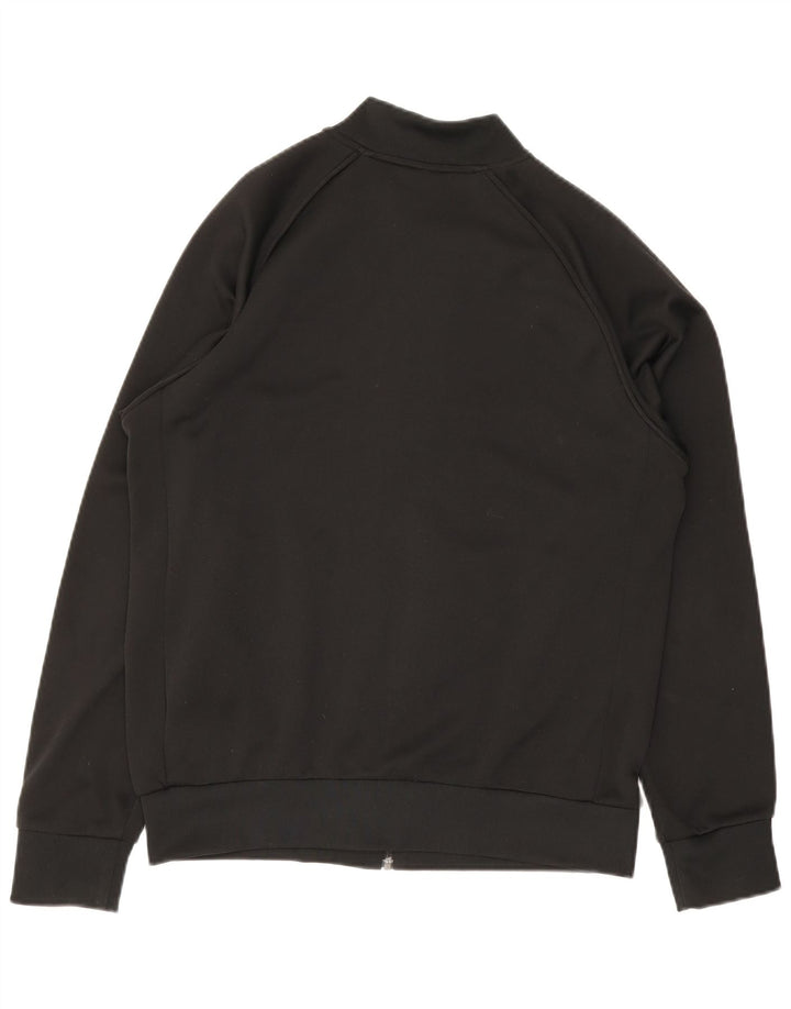 Giacca da ginnastica da uomo Adidas Large nera in poliestere