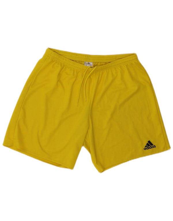 Pantaloncini sportivi Adidas Aeroready da uomo XL in poliestere giallo