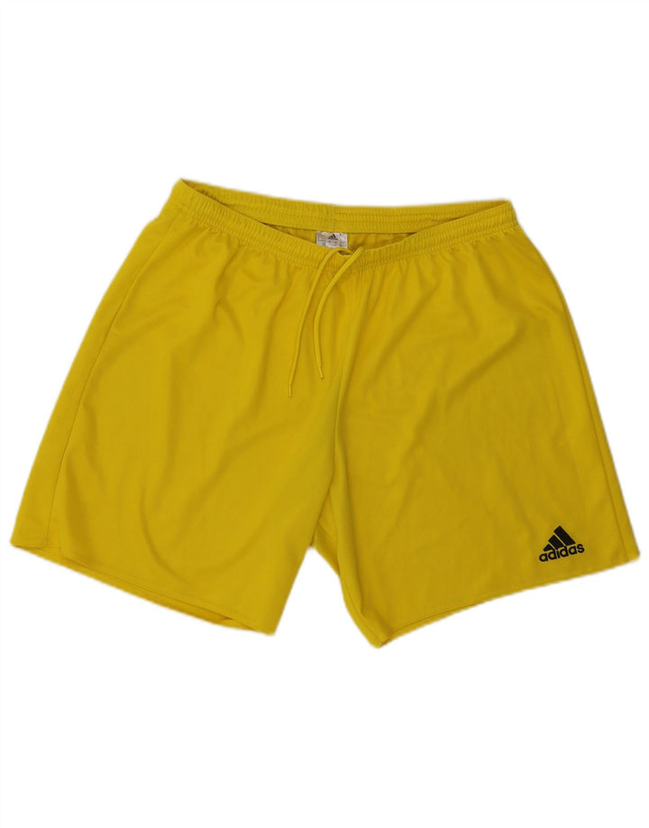 Pantaloncini sportivi Adidas Aeroready da uomo XL in poliestere giallo