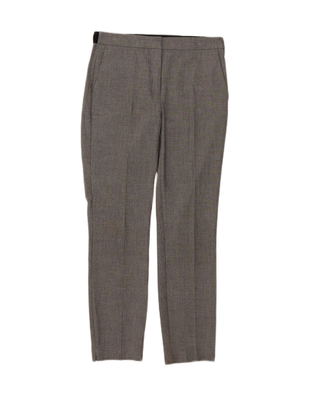 Pantaloni da abito slim da donna Zara piccoli W26 L27 poliestere grigio