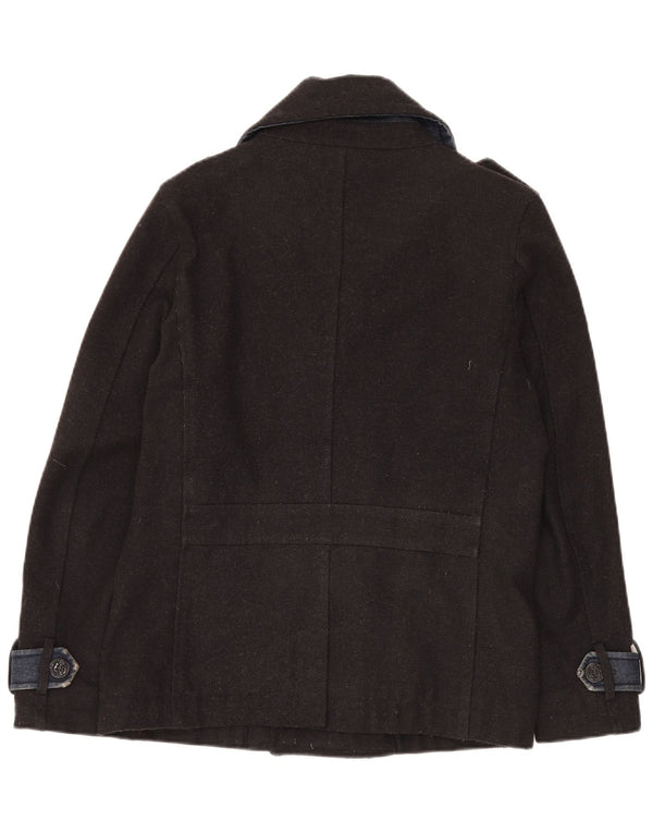 Cappotto da marinaio da uomo Diesel UK 38 lana nera media