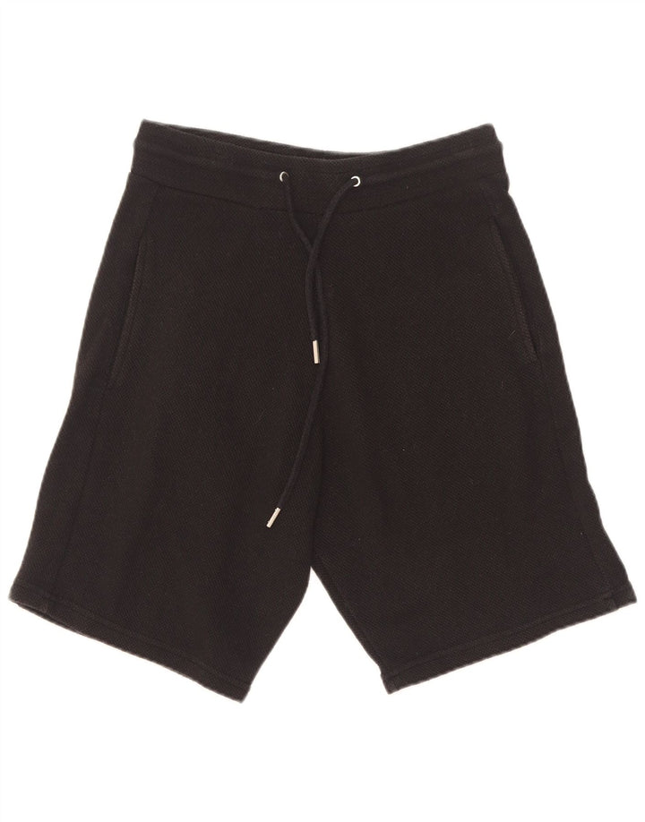 Pantaloncini sportivi da donna Zara UK 10 piccoli in cotone nero