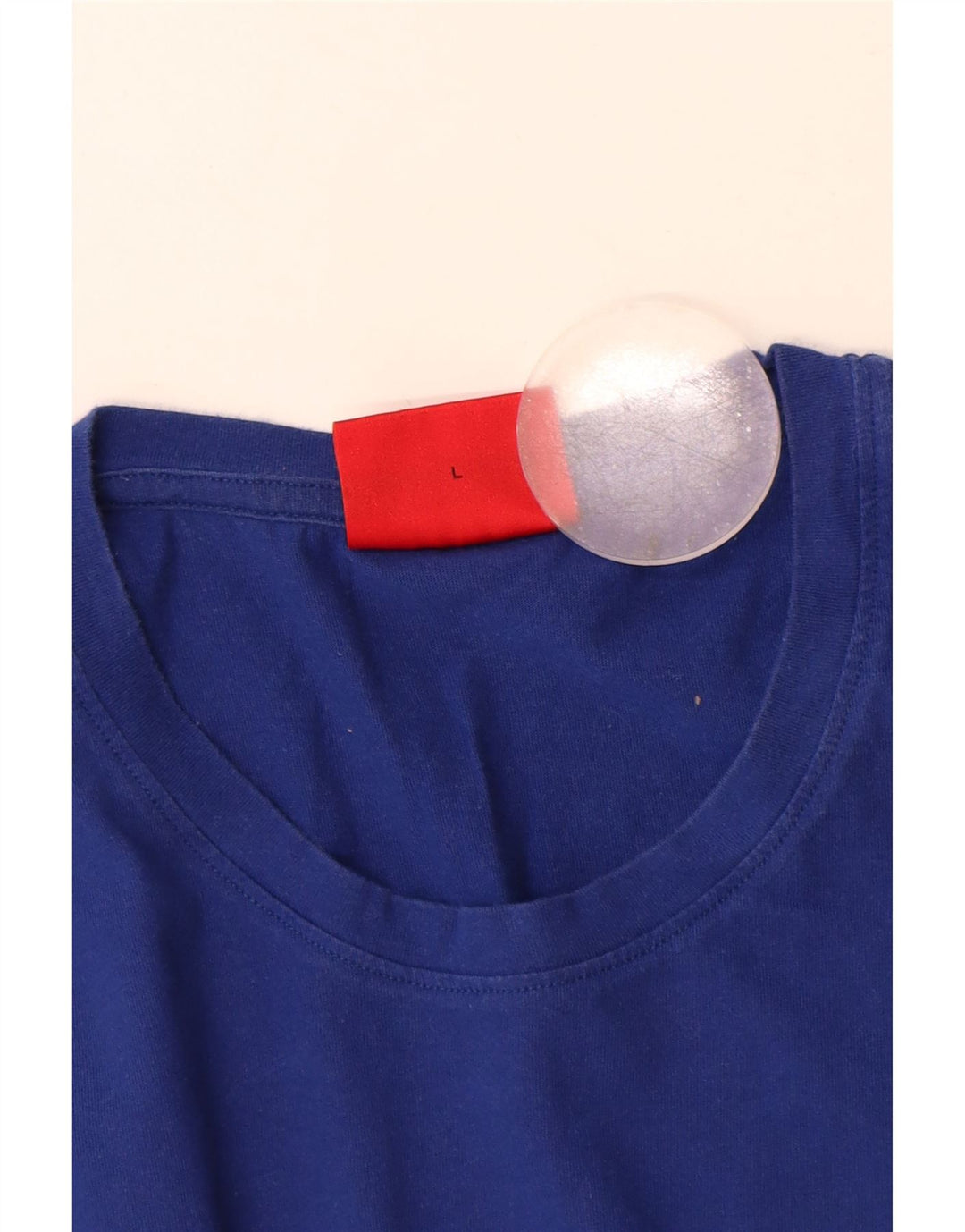 T-shirt da uomo Hugo Boss Top grande in cotone blu