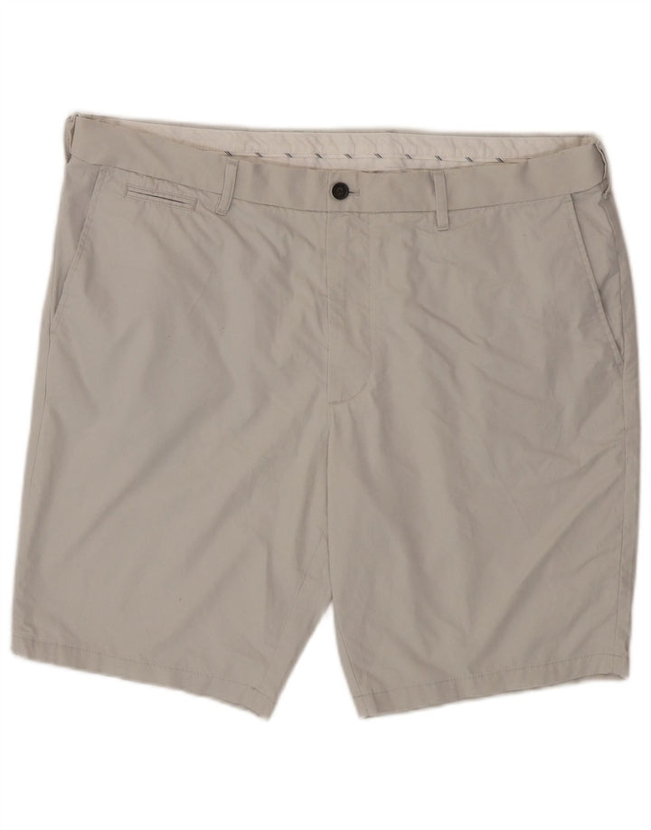 Pantaloncini chino da uomo Marks & Spencer W42 2XL cotone beige