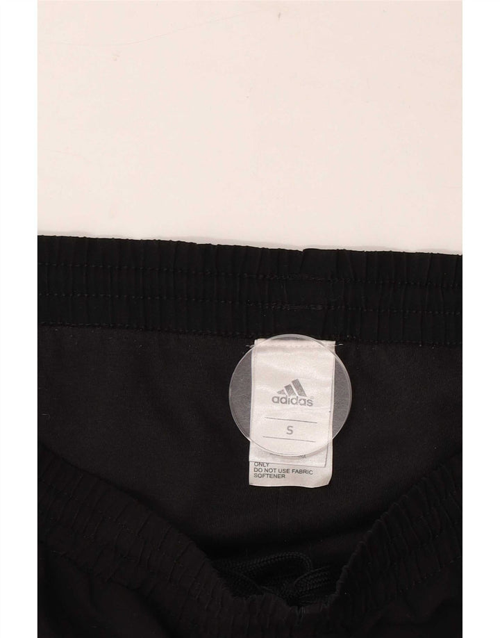 Pantaloni da tuta da uomo Adidas Joggers piccoli in poliestere nero