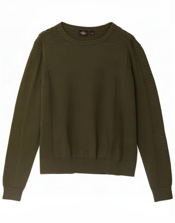 Maglione da donna Bear con scollo a barca, UK 14, cotone kaki medio