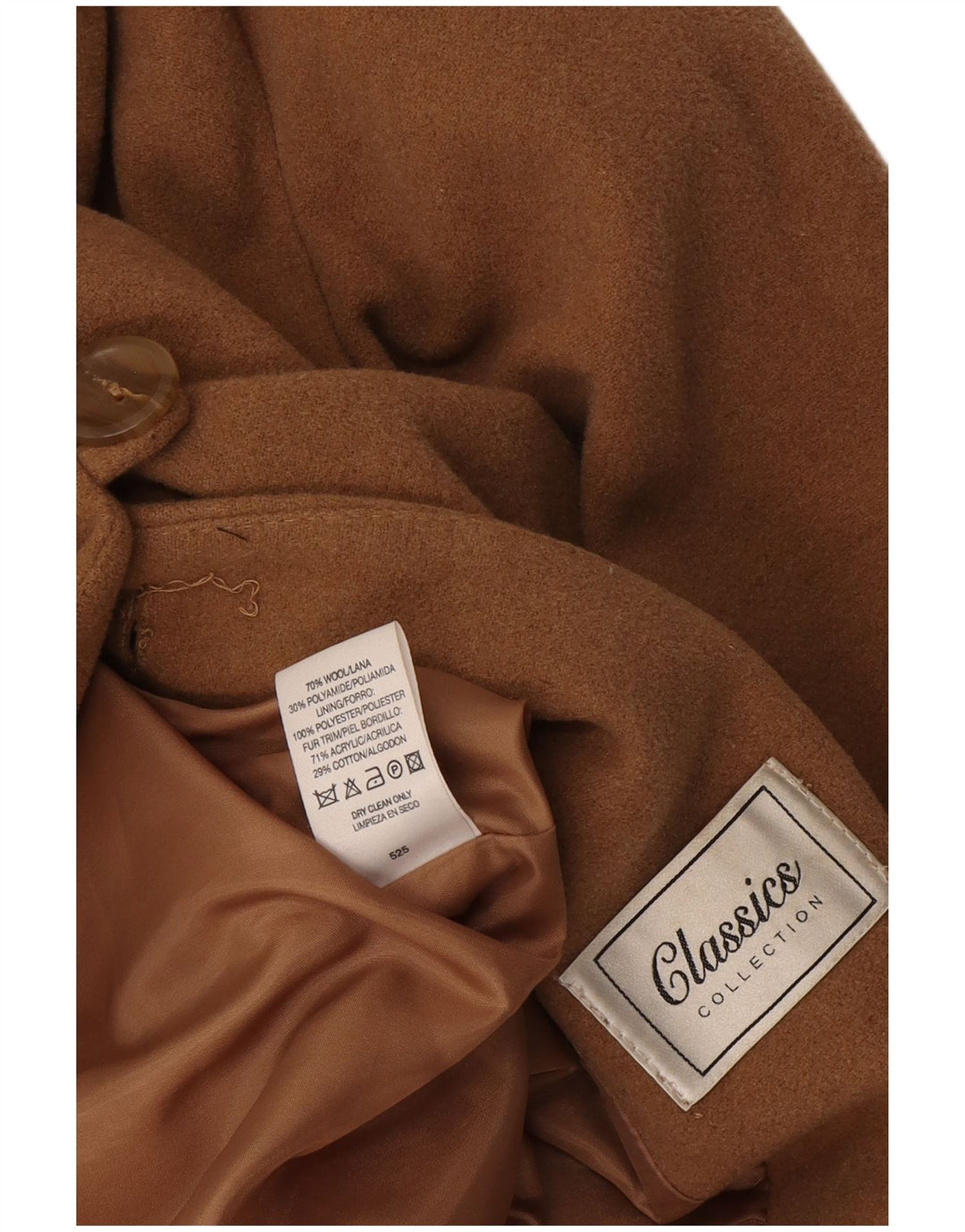 Soprabito da donna St. Bernard UK 14 grande lana beige