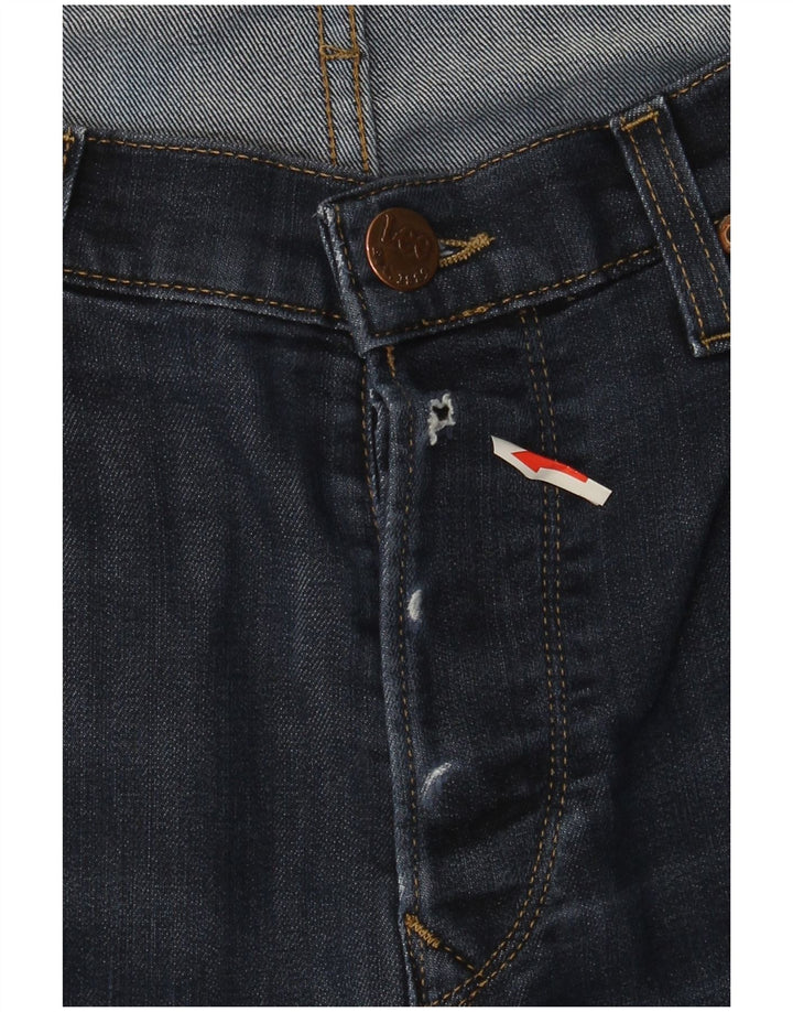 Jeans dritti Lee Daren da donna W33 L30 cotone blu navy
