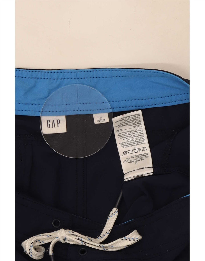 Pantaloncini da bagno da uomo Gap medi in nylon blu navy
