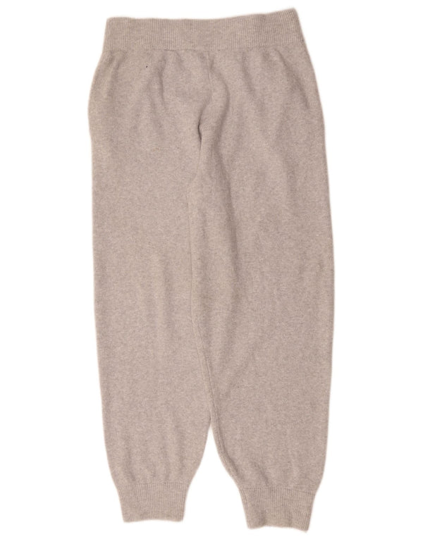 JACK WILLS Pantaloni da tuta da donna Joggers UK 16 Large Grigio Poliestere