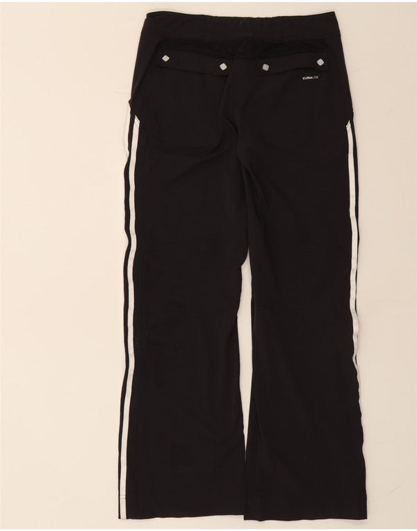 Pantaloni da trekking ADIDAS Clima 365 Bootcut da donna UK 10 piccoli W27 L28 neri