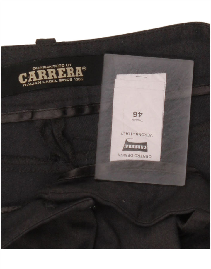 Pantaloni casual slim da donna CARRERA IT 46 Large W32 L29 Poliestere grigio