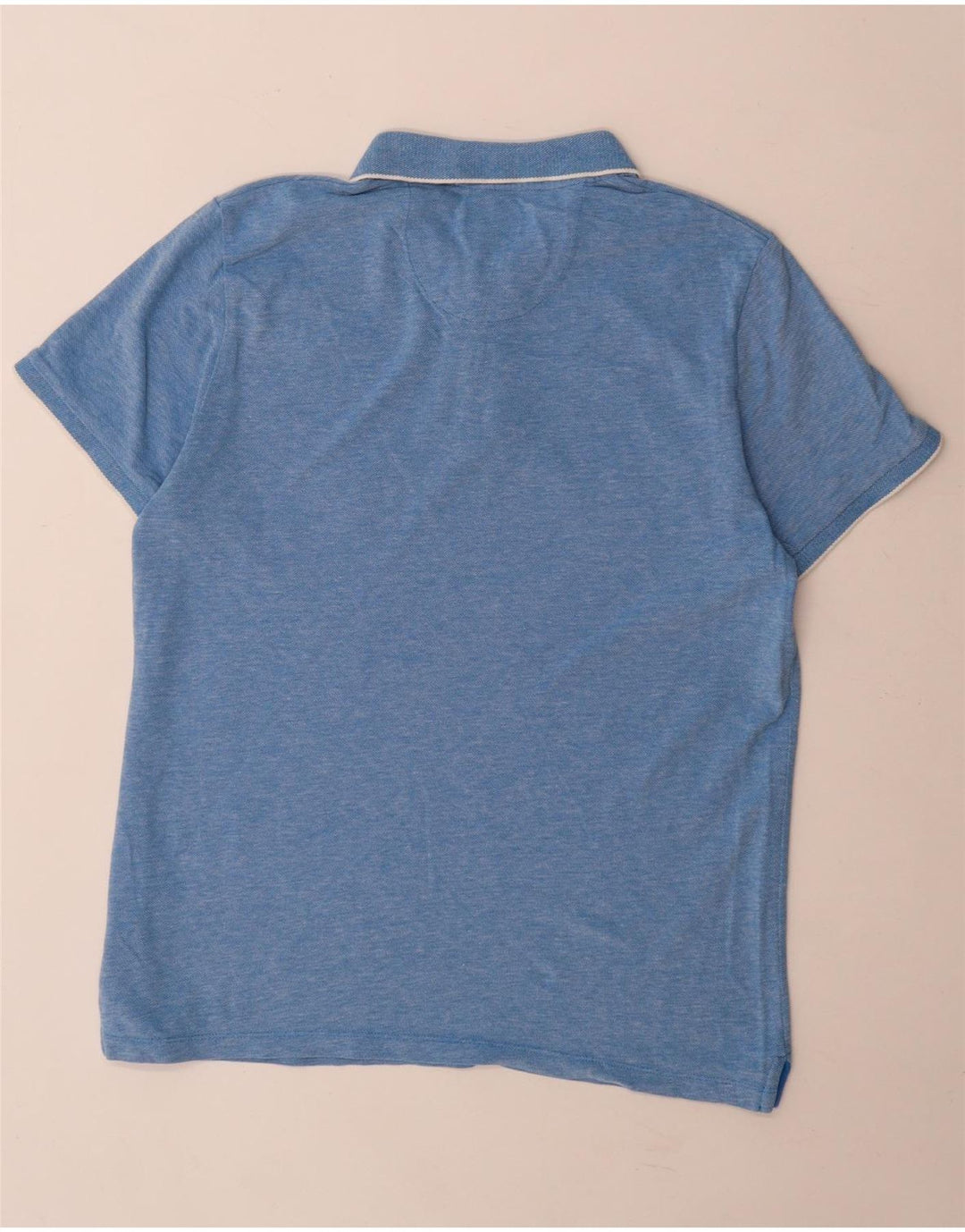 Polo da uomo Wrangler grande in cotone blu
