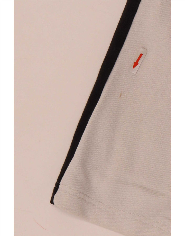 Pantaloncini sportivi da uomo Champion piccoli in cotone color block bianco