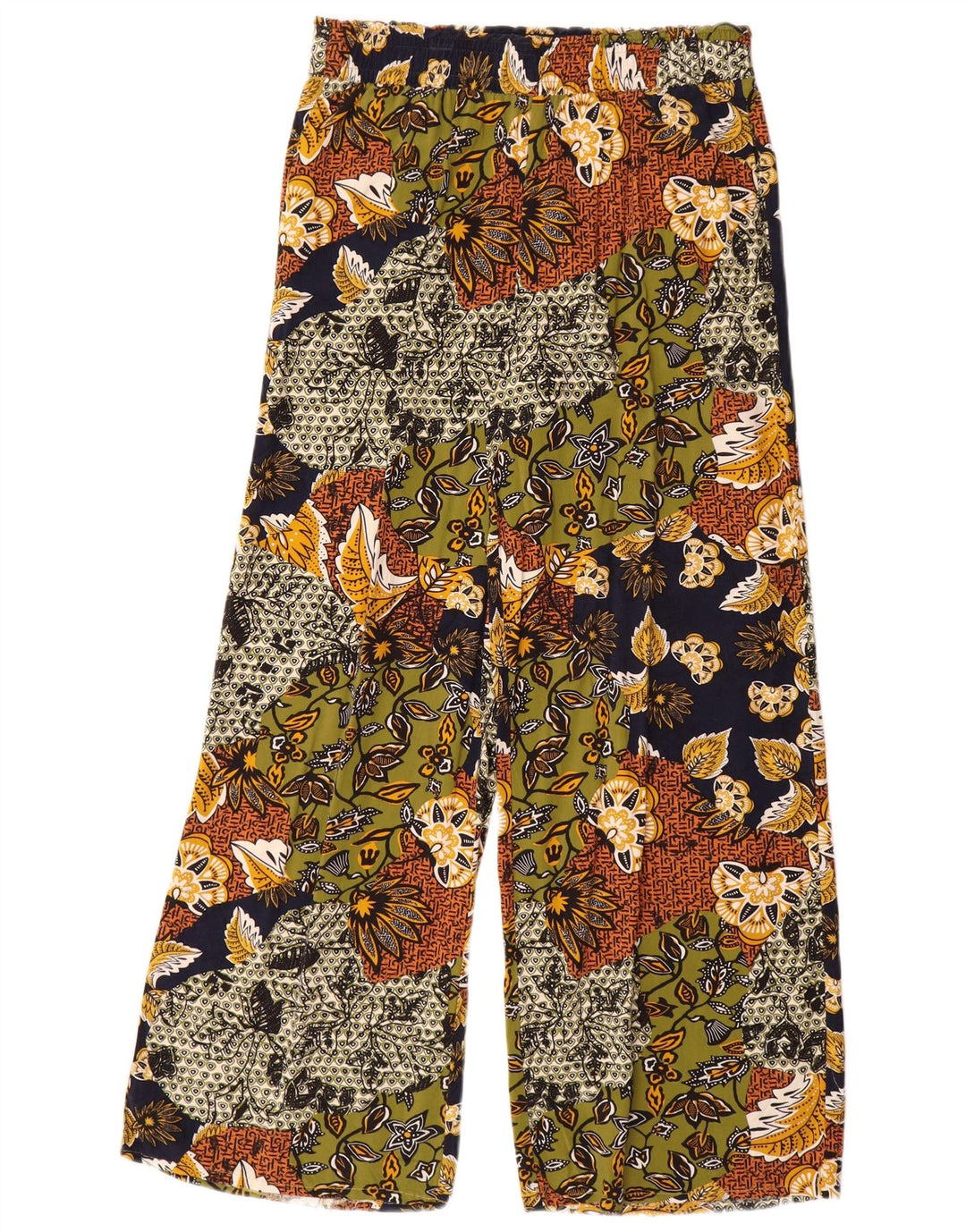 Pantaloni da donna Esprit UK 12 Medium W30 L30 Viscosa floreale multicolore