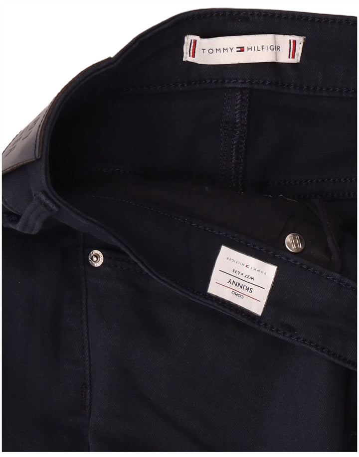 Jeans skinny Como da donna Tommy Hilfiger W27 L30 cotone blu navy