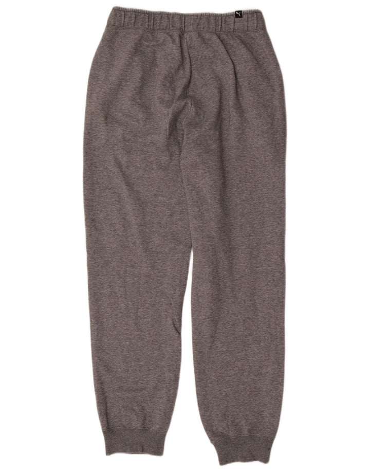 Pantaloni da tuta da uomo Puma Joggers in cotone grigio medio sportivo