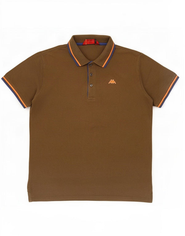 Polo Kappa da uomo XL in cotone kaki