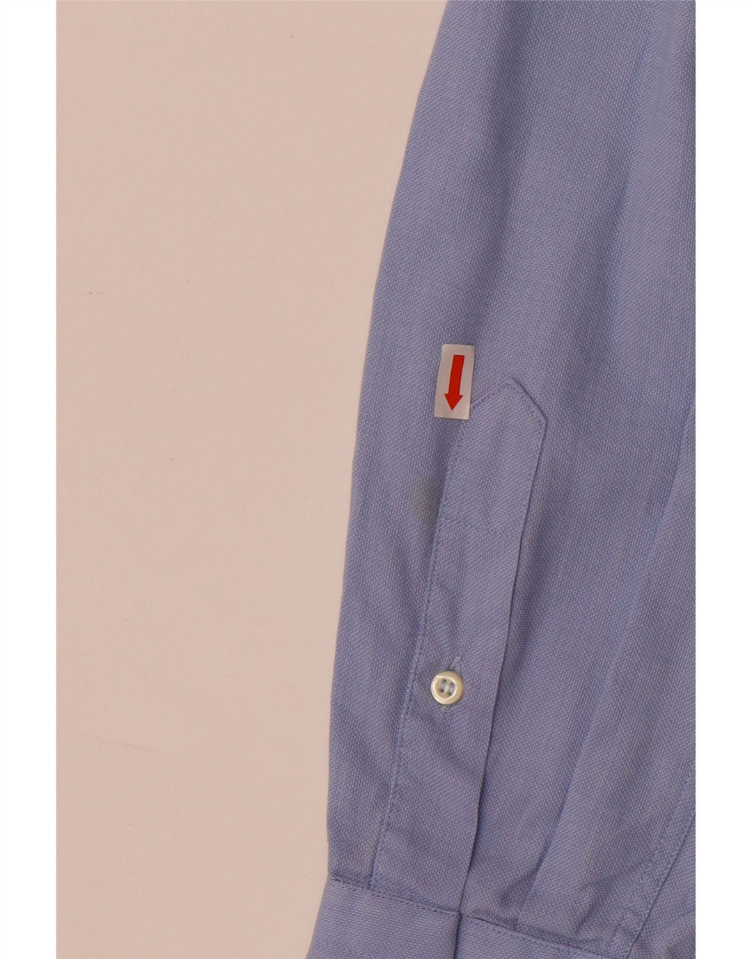 Camicia da uomo Roccobarocco taglia 42 16 1/2 grande cotone blu