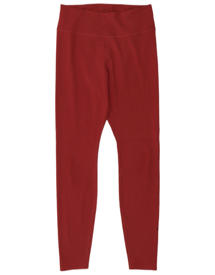 Leggings Nike da donna UK 12 medio bordeaux poliestere