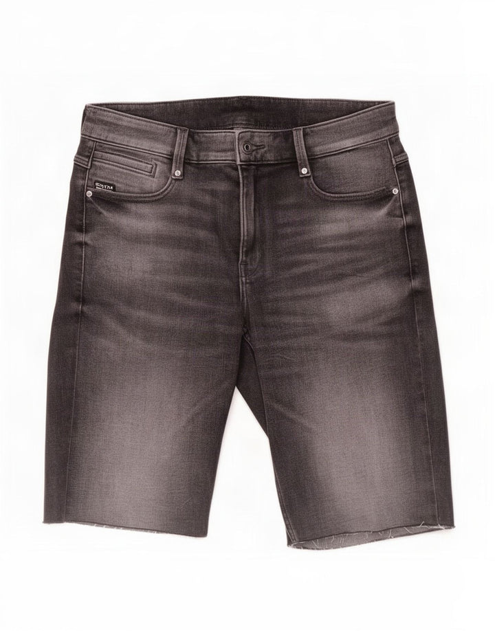 Pantaloncini di jeans slim da uomo G-Star W30 Grigio medio