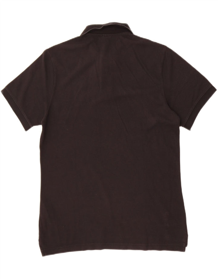 Polo Nike da uomo in cotone nero medio