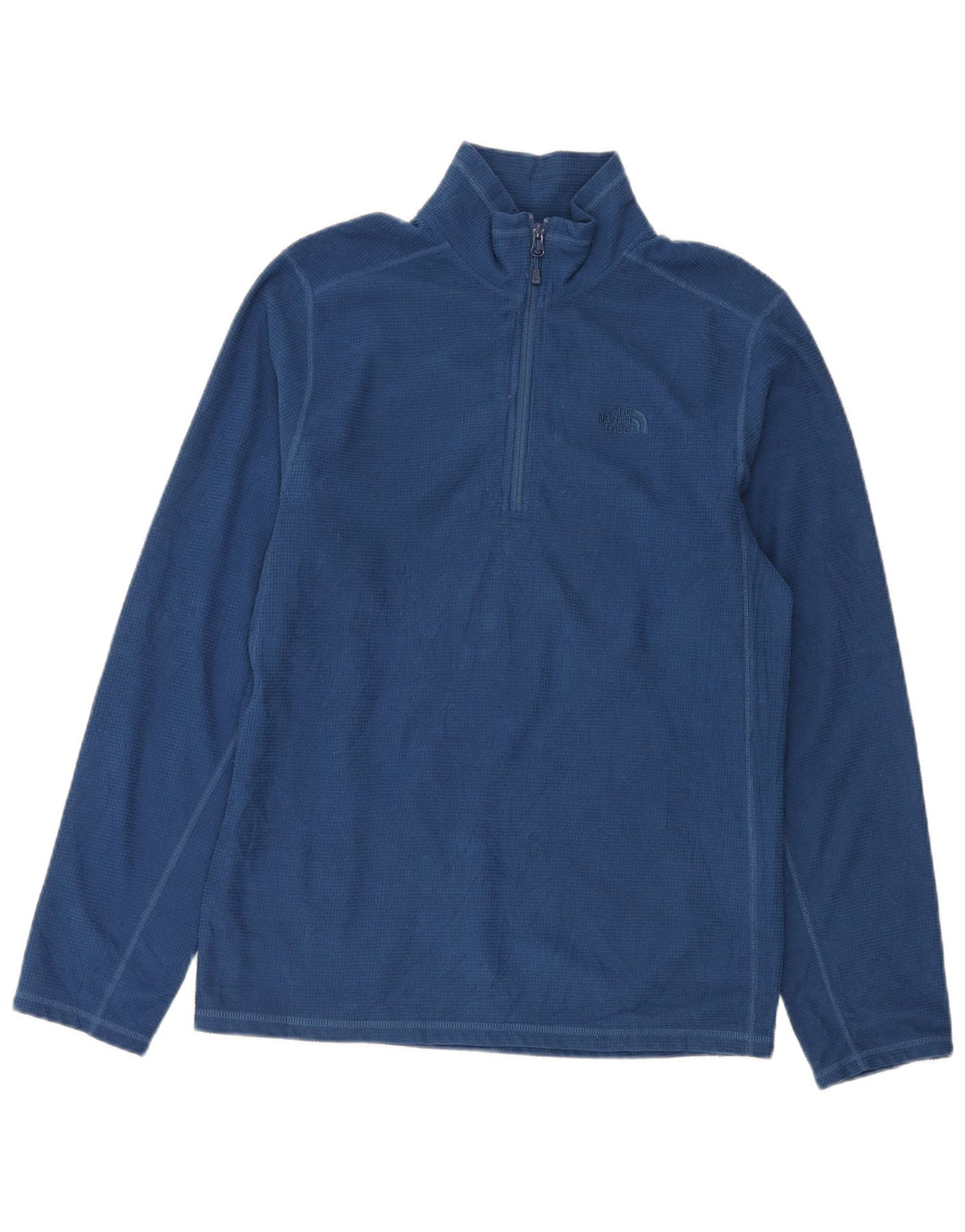 Maglione in pile da uomo The North Face con zip e collo medio in poliestere blu navy